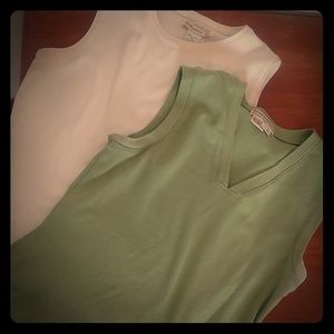 Lot of 2 knit tank tops